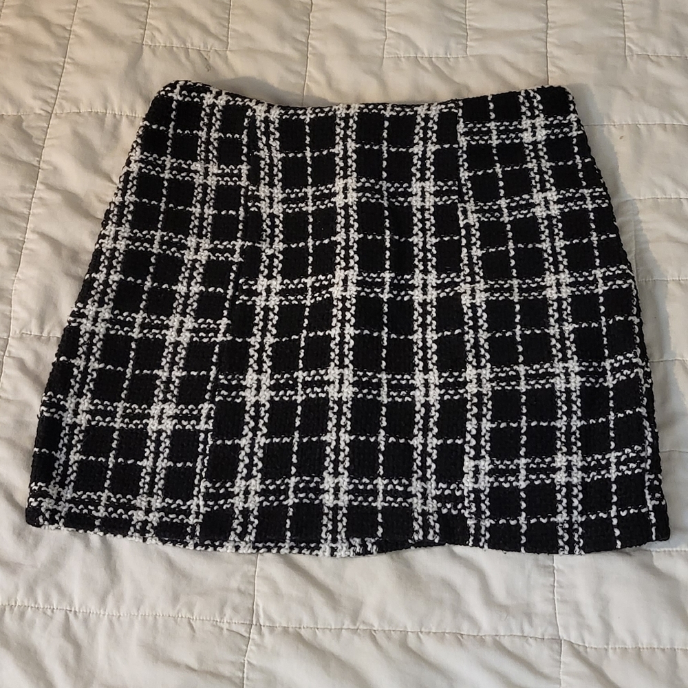 Shein wool mini skirt